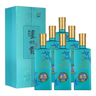 【官方正品】泸州老窖泸州贡翡绿52度500ml*6瓶 浓香型白酒整箱