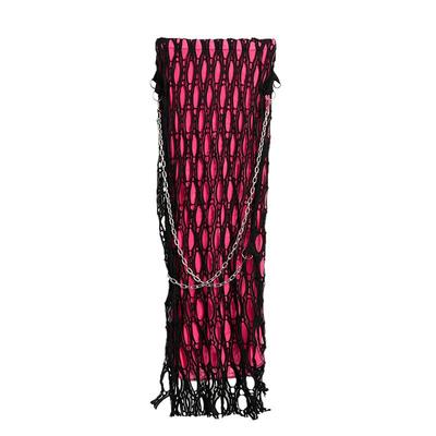 morbid春夏新品松紧腰修身女网纱