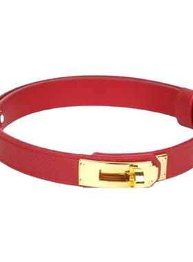 真皮项圈颈环choker高端套装可定制锁骨链脖颈带