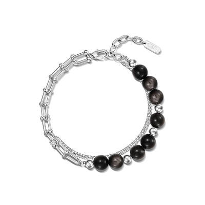 sinceyou银曜石手链小众高级感