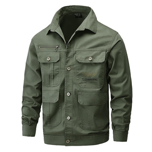 夏季纯棉薄款工作服套装男装长袖透气耐磨防烫焊工地车间劳保工装