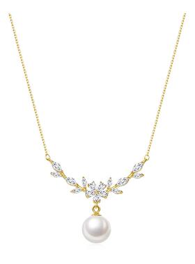 925银珍珠项链女设计高级感颈链