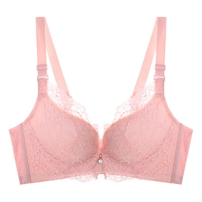 le爱黛夏季薄款小胸女蕾丝文胸