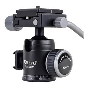 喜乐途相机三脚架手柄云台通用单反微单全景拍摄俯仰摄影稳定器手机支架桌面三角架铝合金大锁紧力云台配件