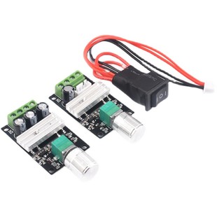 PWM直流电机调速器5V-16V12V 调速开关 10A LED调光调速模块3-35V