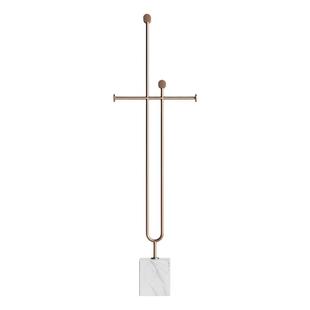 立式衣架落地卧室挂衣架客厅移动小型衣帽架家用轻奢衣服收纳架子