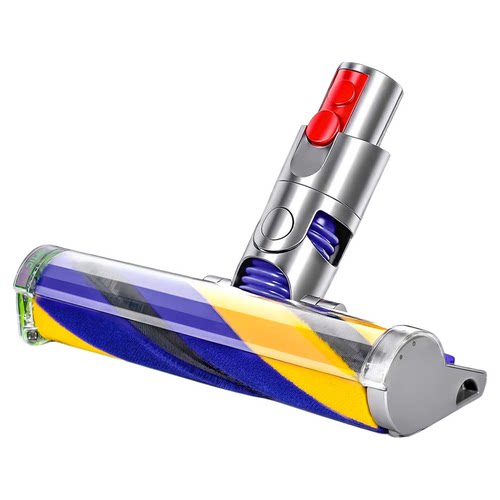 适配戴森吸尘器电动绿光显尘软绒刷头V7/V8/V11/V10slim/V12/V15