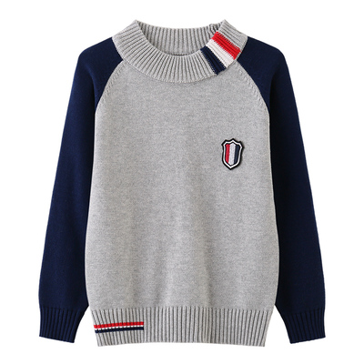 恒源祥男童针织衫纯棉秋冬2025新