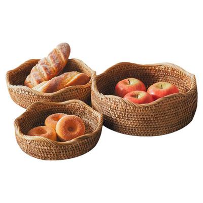 藤编收纳筐水果篮馒头筐无漆无腊