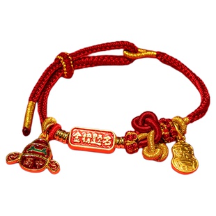 武当山好运红绳手链女生编织手绳考编考试考研上岸手链小礼物