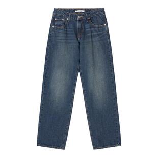 Levi's李维斯26年秋季新款女士美式复古休闲低腰宽松直筒牛仔裤
