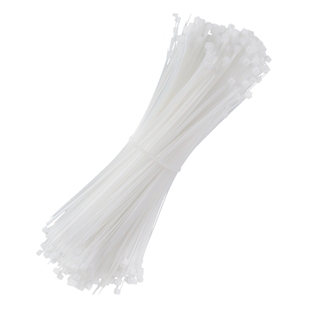 永达塑料扎带 自锁式尼龙扎带10*350mm(国标8*350) 100条白黑色