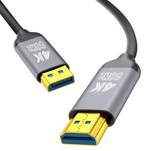 优联DP转HDMI线转接头转换器显示器电脑连接线接口转高清4K60Hz