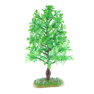 塑料仿真绿植小树木果树模型套装沙盘鱼缸摆件装饰幼儿园场景玩具