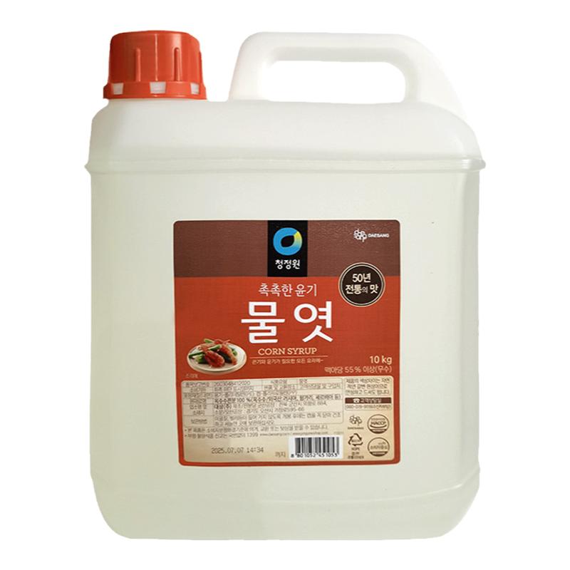 韩国清净园玉米水怡糖浆炒菜拌菜烘培原料大包装商用焦糖稀黄糖稀