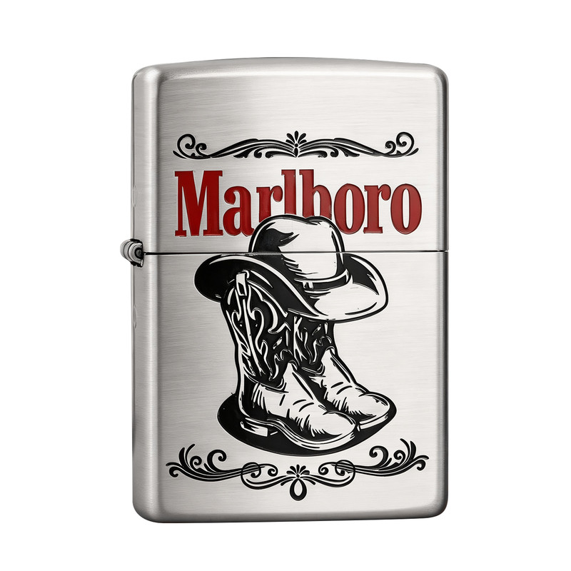 Zippo1937万宝路靴子牛仔男送礼