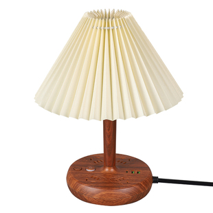 台灯卧室一体充电插排家用卧室柔光灯可调亮度简约带线UBS插线板