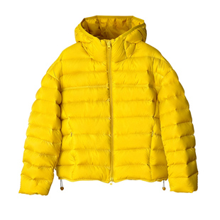 2025冬季款龟背排骨羽绒服女90白鸭绒时尚连帽小个子时尚潮流外套