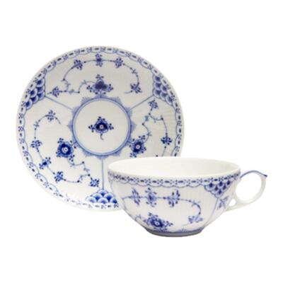 欧式皇家哥本哈根半蕾丝唐草茶杯