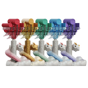 重拾营造五福斗拱榫卯积木潮玩盲盒手办DIY益智生日礼物毕业礼物