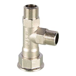 M30转4分然气表转接头一进二出DN15天然气表三通90度弯头活接配件