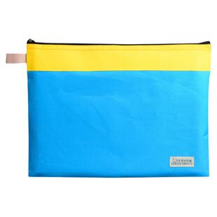 九千年文具定制 糖果色帆布文件袋拉链资料袋定做 学生女可爱小清新A4帆布考试袋收纳袋保单袋定制 现货批发