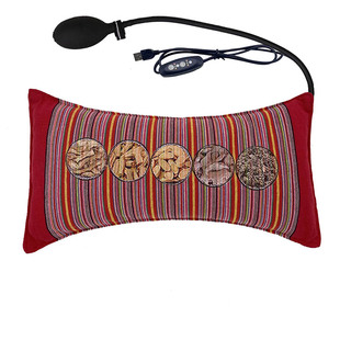 腰椎枕腰部床上睡觉腰枕护腰垫脊椎背部按摩热敷加热枕头靠垫家用