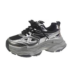 女童运动鞋春季2026年新款洋气老爹春鞋大童休闲单鞋春款儿童鞋子