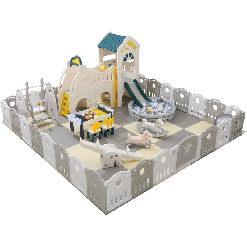 儿童游戏围栏宝宝室内家用防护栏婴儿地上学步栅栏家庭游乐场乐园