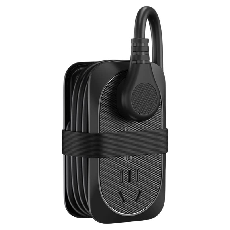 奥睿科迷你插座便携口袋插排可收纳旅行排插带线插线板学生党宿舍