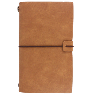 tn手账本复古绑带活页外皮小随身手帐a5a6笔记本子记事本定制logo