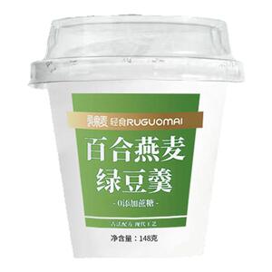 非合燕麦绿豆粥百合绿豆沙营养夏季五谷杂粮粥老人早餐速食绿豆汤