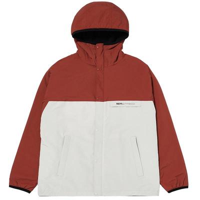 nepa秋冬新款双面穿男女拼色夹克
