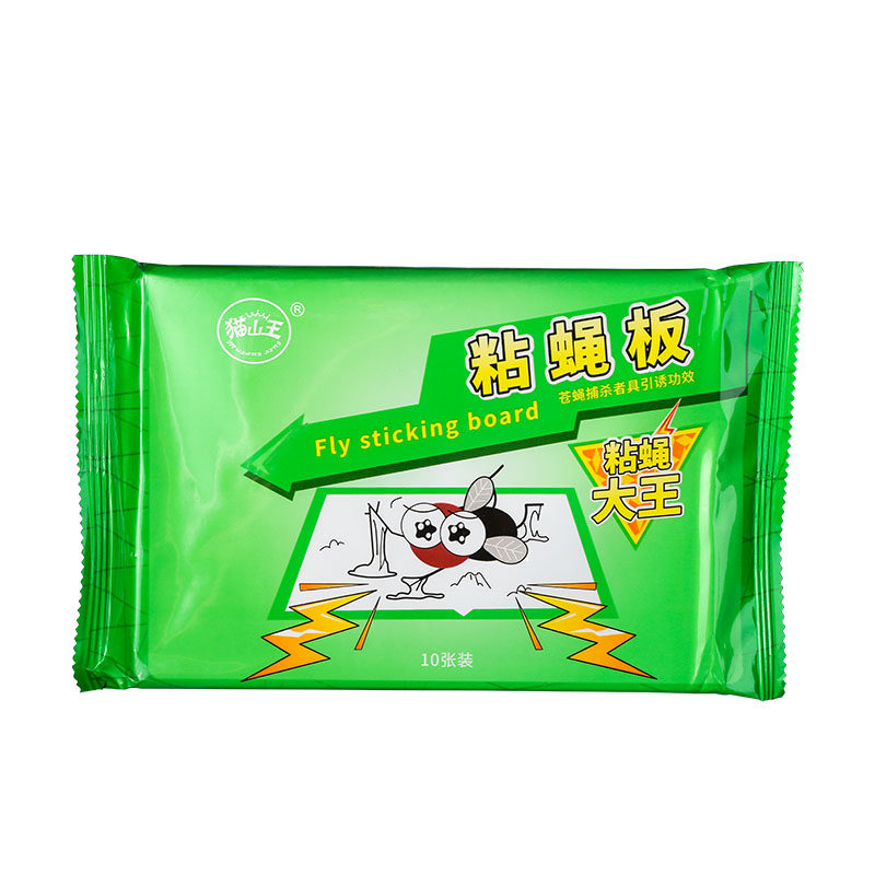 苍蝇贴强力粘苍蝇纸粘蝇板药沾蚊
