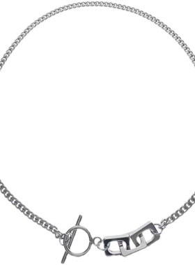 钛钢ot扣项链男女中性元素拼接