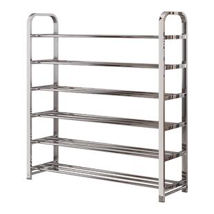 不锈钢鞋架子简易入户门口家用鞋柜宿舍出租房多层鞋子收纳架结实