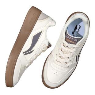 李宁板鞋元宝男鞋2026新款潮流百搭小白鞋耐磨低帮休闲运动鞋男鞋