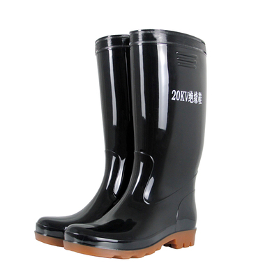 金橡20KV绝缘靴电工防电高筒水鞋