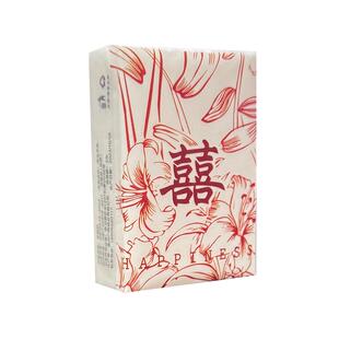 原创结婚纸巾婚宴专用餐巾纸婚庆订婚酒席喜宴手帕纸婚礼用品大全