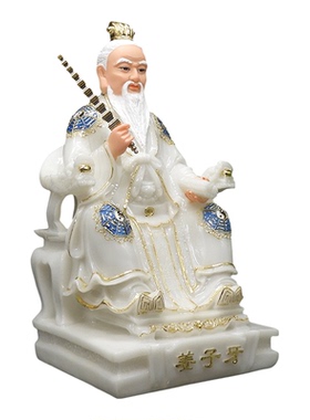 姜子牙树脂姜子牙封神榜汉白玉