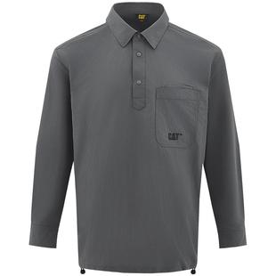 【山系防晒】CAT卡特25秋冬男士轻户外UPF50+防泼溅半开襟衬衫