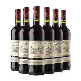 【自营】法国红酒正品官方路易拉菲LOUISLAFON干红葡萄酒整箱礼盒