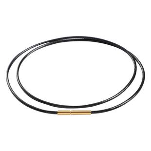 简约风皮绳吊坠挂绳男女款黄金玉佩挂件项链绳替换挂坠绳黑红蜡绳