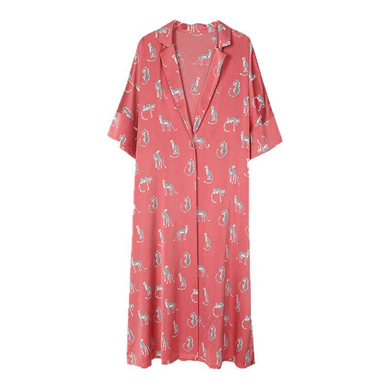版型时尚家居服女睡袍芬狄诗女