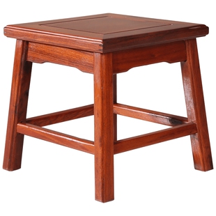 博瑶红木家具非洲酸枝木凳子小方桌花架花几小凳实木榫卯结构凳桌