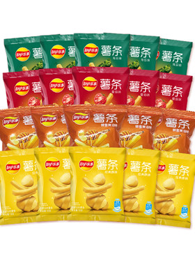 乐事真脆薯条多口味解馋零食礼包