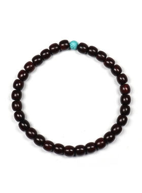 POHIER原矿绿松石小叶紫檀手链