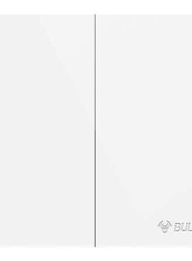 公牛二开双控开关面板86型