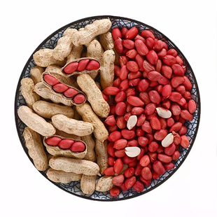 山西红皮花生米农家红花生仁小粒油炸花生米水煮生花生米五谷杂粮