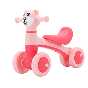 滑步车儿童平衡车无脚踏四轮男女孩宝宝1-3岁小童小孩滑行溜溜车